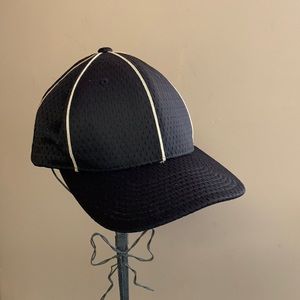 Black L-XL Referee Hat, Lacrosse Official Hat, Richardson